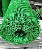 Пластикова сітка 6 х 8 мм 1.20 м*30 м Забірна зелена Сота, фото 5
