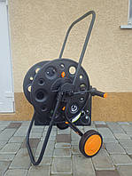 Візок для поливального шланга металевий Metal hose reel 1/2" (100 метрів)