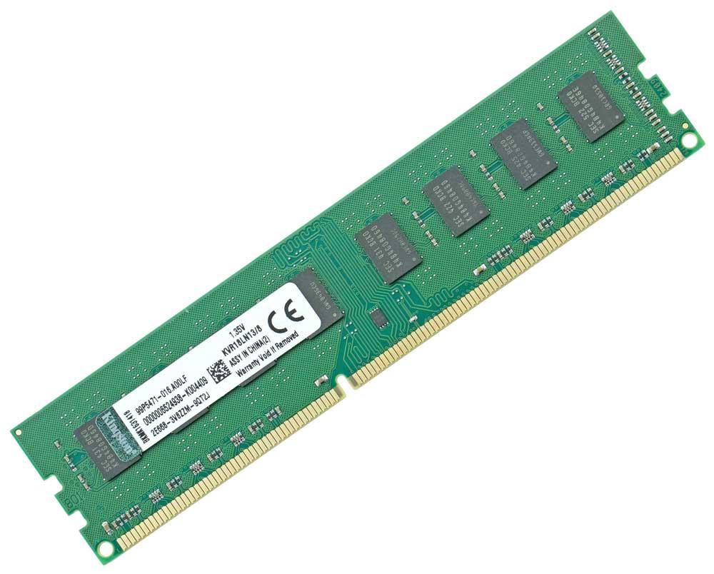 KVR18LN13/8-GWB DDR3L 8GB 1866 PC3-14900 планка пам'яти мал. 1 Оперативна пам'ять DDR3L 8GB 1866 KVR18LN13/8-GWB мал. 1