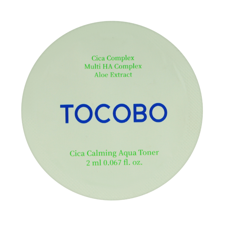 Тонер для лица Tocobo Cica Calming Aqua Toner пробник 2 мл