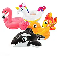 Надувний набір іграшок 5 в 1 Intex 58590-5 «Звірятка» (Тедді, Дакотта, Вейн, Фламінго, Єдиноріг)