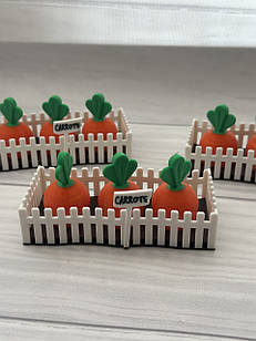 Набір Гра-головоломка “Висувна морквяна грядка інтерактивний набір для розвитку малюків. Розвивалка для дітей.