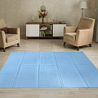 Дитячий складний термокилимок однотонний 2000*1500*10мм Блакитний (297) SW-00001190, фото 4