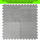 Підлога-пазл плюшевий СВІТЛО-СІРИЙ 30*30*1cm (D) SW-00002080, фото 6