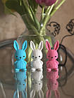 Великодній декор, пасхальний зайчик. Набір з 3х зайчиків, фото 2