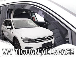 Дефлектори вікон (вітровики) для Volkswagen Tiguan 2016+ 5D (вставні, кт - 2шт) Allspace (HEKO)