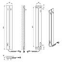 Рушникосушарка Laris Бостон ЧФ (Ч) 2 1200 Ліва (73207914), фото 6