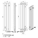 Рушникосушарка Laris Бостон ЧФ (Ч) 3 1200 Лівий (73207918), фото 6