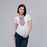 Футболка жіноча з вишивкою  "Сила Роду" біла, фото 3