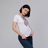 Футболка жіноча з вишивкою  "Сила Роду" біла, фото 4