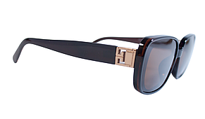 Жіночі сонцезахисні окуляри polarized, коричневі P314-2, фото 3