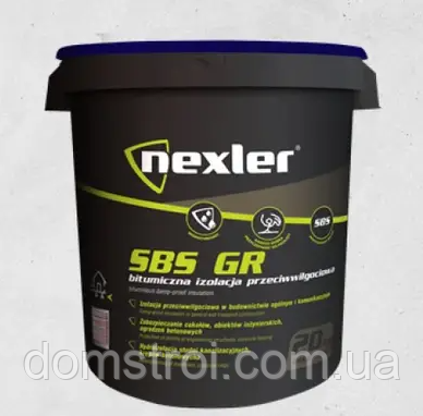 Мастика праймер NEXLER SBS GR бітумно-полімерна (20 кг)