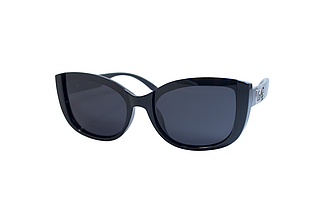 Жіночі сонцезахисні окуляри polarized, чорні P331-1, фото 1
