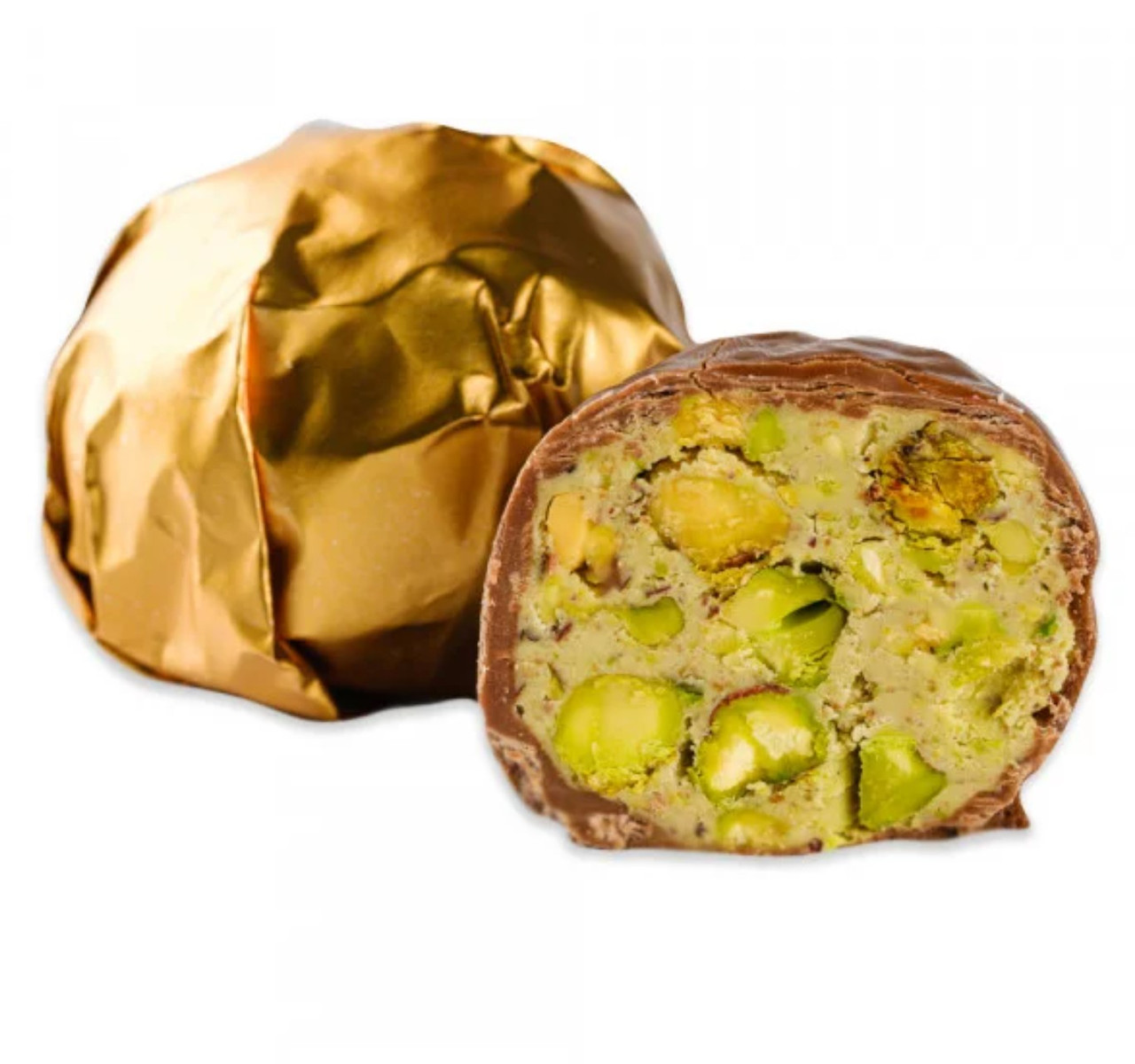 Дубайські цукерки LUX CHOCO з фісташками та мигдалем #3106 1 кг, фото 1