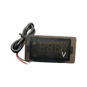 Герметичний цифровий вольтметр DC, 12-24V, синій
