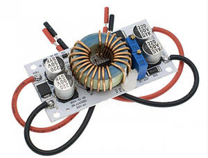 Стабілізатор DC-DC підвищувальний 250 Вт TL494, 0.2...8 А, 8.48 В до 10...50 В, регульований