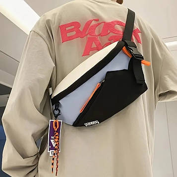 Сумка молодіжна через плече на широкому ремінці для хлопців