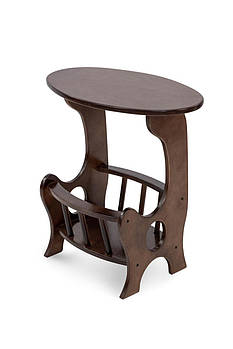 Столик газетниця, горіх---