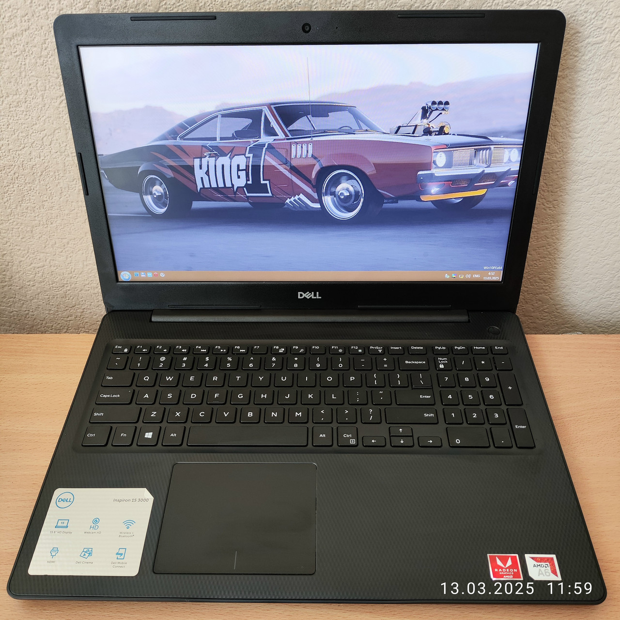 Ноутбук Dell Inspiron 3595 15.6” AMD A6-9225/4 Gb DDR4/500 Gb HDD/AMD Radeon R4 Graphics