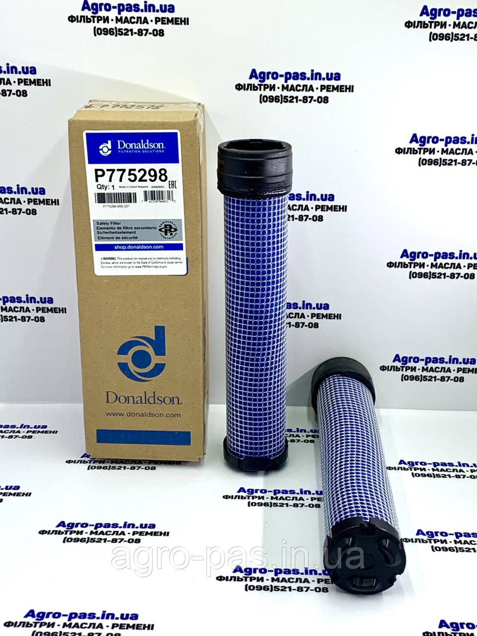 Фільтр повітряний P775298, 2676399, 9SX9381, 9976519, 1952584, MD7584S, AF25434, SA16298, 32925349, Z76AFAX02, фото 1