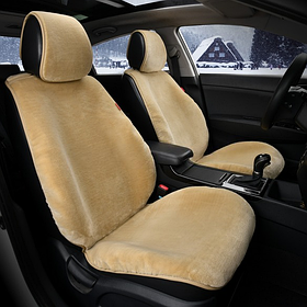 Накидки на передні сидіння CarFashion, модель ALPACA, бежевий