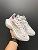 Жіночі модні кросівки Nike Vista Lite White Red Найк Віста літні білі з червоним сітка на високій підошві, фото 3