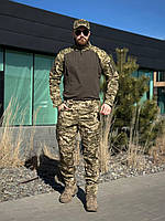 Костюм тактичний рипстоп піксель 2 в 1, Форма військова весна зсу, Комуфляжний армійський бойовий костюм