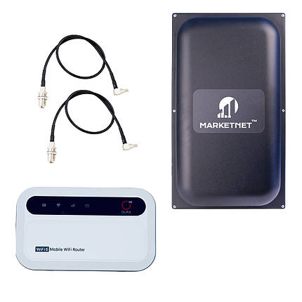 Комплект 4G LTE Wi-Fi роутер Olax MF985 + антена панельна 4G MARKETNET Maxi MIMO 2 х 22 dBi, фото 1