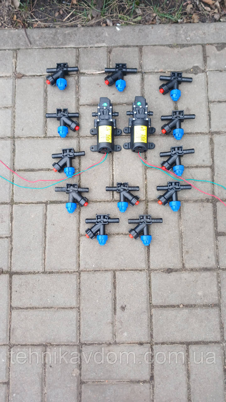 Саморобний обприскувач на 12 форсунок