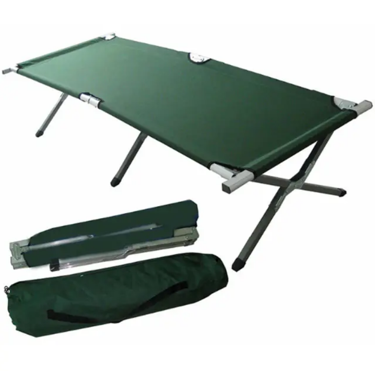 Раскладушка LEOBRO Green армейская (HT-168A8 Armygreen)