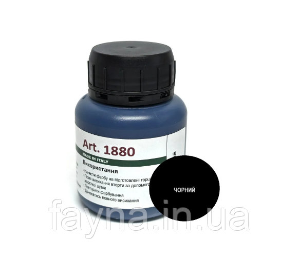 Матова чорна фарба для урізу шкіри Iexi Pingo Matt 1880 (100 мл)
