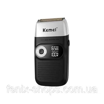 Професійна бритва-шейвер Kemei KM-2026 з LCD-дисплеєм, фото 1