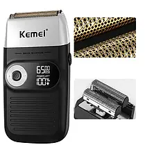 Професійна бритва-шейвер Kemei KM-2026 з LCD-дисплеєм, фото 3