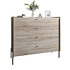 Комод із 4 шухлядами LION Wood із золотими ніжками 100х90х45 см Дуб Сонома (LION-042966), фото 2