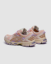 Жіночі кросівки Asics Gel Kahana 8 Beige Pink violet Асікс Гель Кахана 8 бежеві текстиль шкіра, фото 3