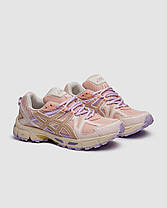 Жіночі кросівки Asics Gel Kahana 8 Beige Pink violet Асікс Гель Кахана 8 бежеві текстиль шкіра, фото 5