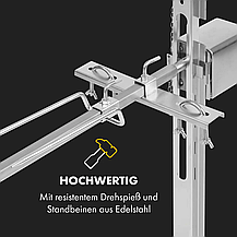 Б/Г Гриль для поросят, 12 Вт, 70 кг, неіржавка сталь Klarstein Sauenland Survivor, Німеччина, фото 5
