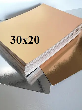 Підложка золото/срібло 300х200 мм, фото 1