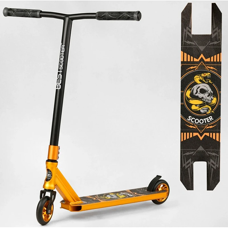 Самокат трюковий Best Scooter, HIC-система, пеги, BS-9708, фото 1