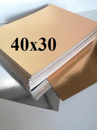 Підложка золото/срібло 400х300 мм, фото 1
