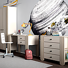 Комод для дитячої кімнати LION Інді з 4 шухлядами та бічними нішами Дуб сонома (LION-042942), фото 5