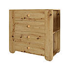 Комод для дитячої кімнати LION Інді з 4 шухлядами та бічними нішами Дуб Артизан (LION-042940), фото 2