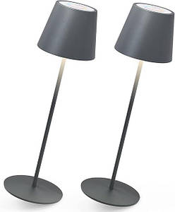 Бездротова настільна лампа MALUX, 2 шт. Світлодіодна, з сенсорним керуванням теплий білий та RGB. Уцінка