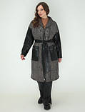 Трендовий жіночий легкий демісезонний подовжений плащ під пояс ''Одрі', фото 2