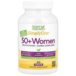 Вітаміни для жінок 50+ Super Nutrition Simply One 50+ Women Multivitamin + Super Complexes (90 таблеток.)