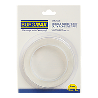 Скотч двосторонній на на гелевій основі, 19мм х 2м  Buromax, BM.7561