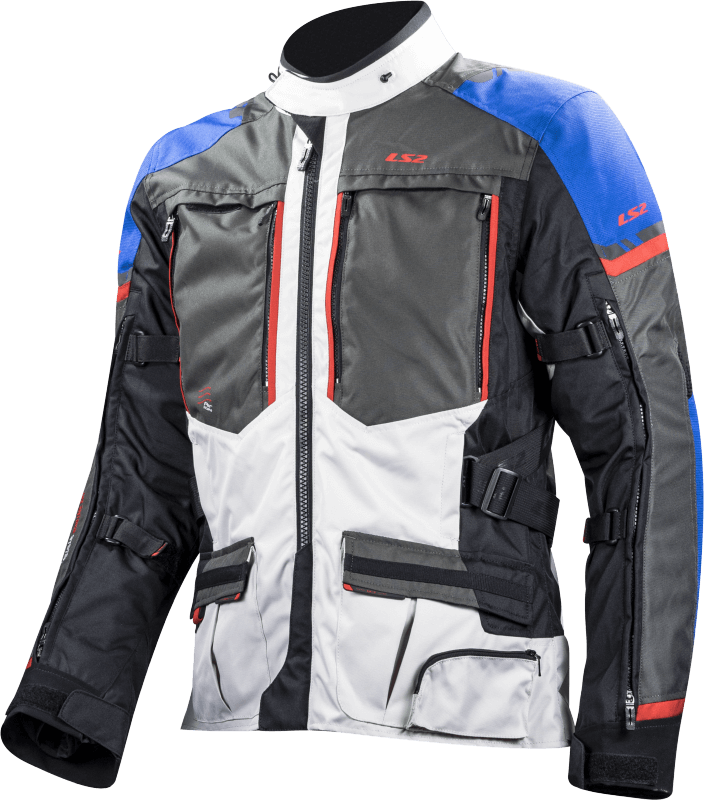 Куртка LS2 Norway Man Jacket Blue Black Grey Red, фото 1