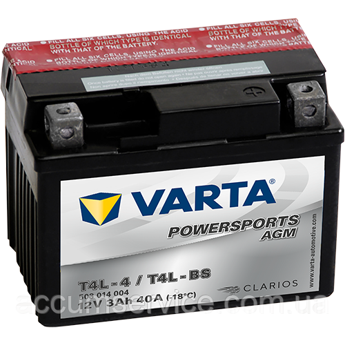 Акумулятор Varta Powersports AGM 503 014 004