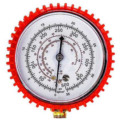 Манометр для манометричного блоку 1105 JTC червоний 1105-H JTC, фото 1