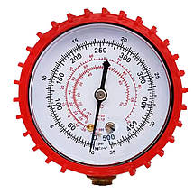 Манометр для манометричного блоку 1105 JTC червоний 1105-H JTC, фото 2
